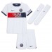 Paris Saint-Germain Lucas Hernandez #21 Vonkajší Detský futbalový dres 2023-24 Krátky Rukáv (+ trenírky)